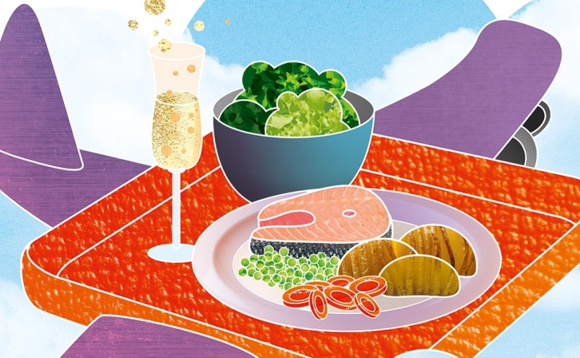 The science and logistics behind in-flight food