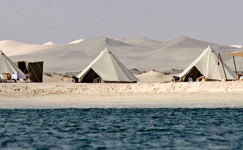 Glamping on Khalouf Beach