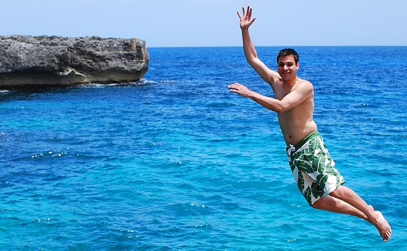 Jamaican Cliff Dive