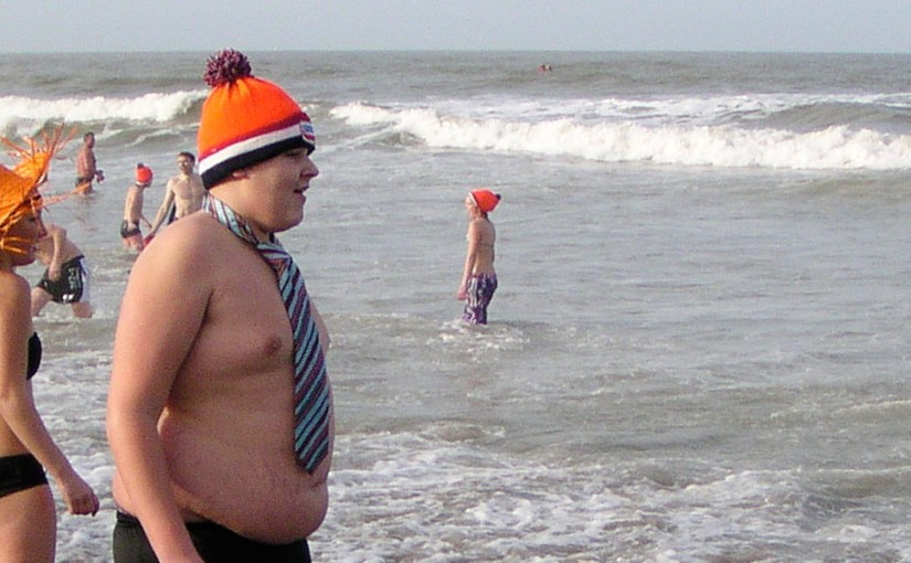 Brrring in the New Year with a polar swim