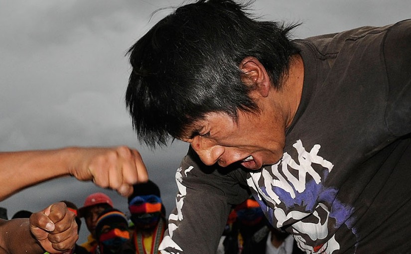 Beat Out Your Disagreement at an Andean Fight Club
