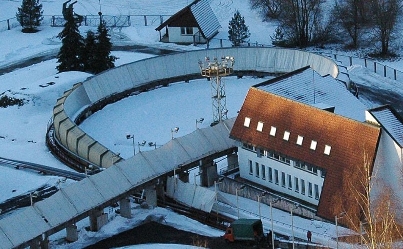 Adrenaline-pumping bobsled ride