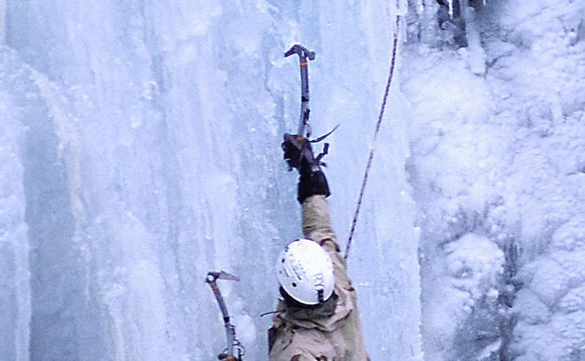 Test your vertical limit with ice climbing