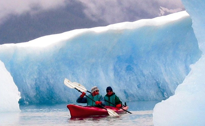 Glacier kayaking