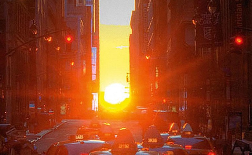 Witness Manhattanhenge