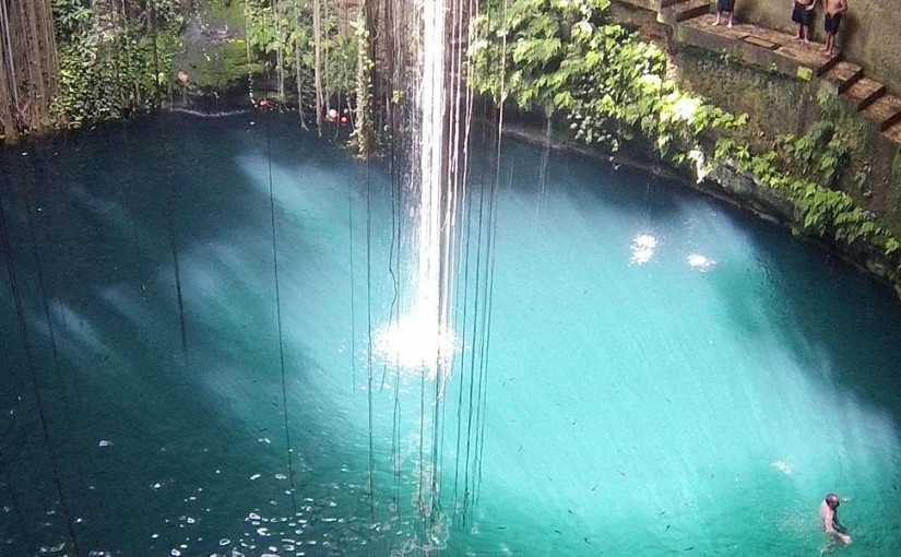 Plunge into a sinkhole