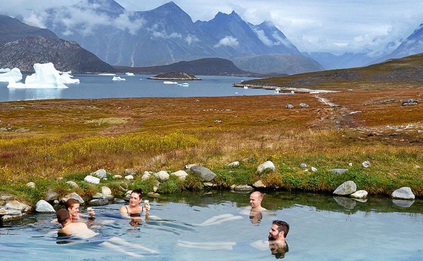 Simmer in hot springs