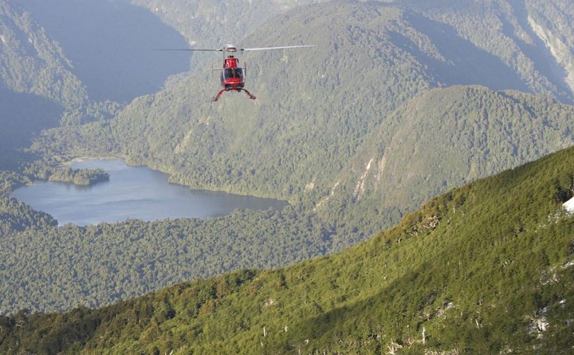 Heli-ski Patagonia from a luxury yacht