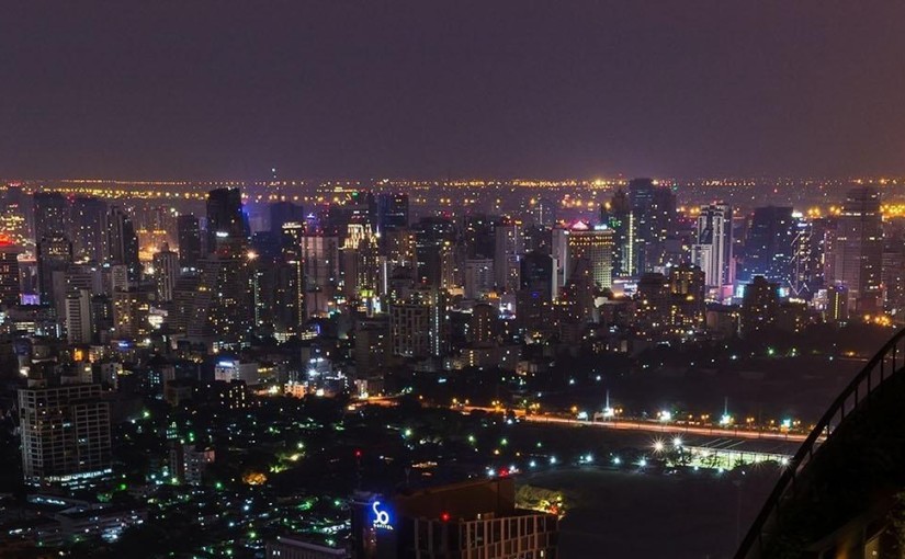 Sky high in Bangkok at Sirocco