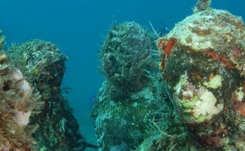 Marvel at Underwater Sculptures
