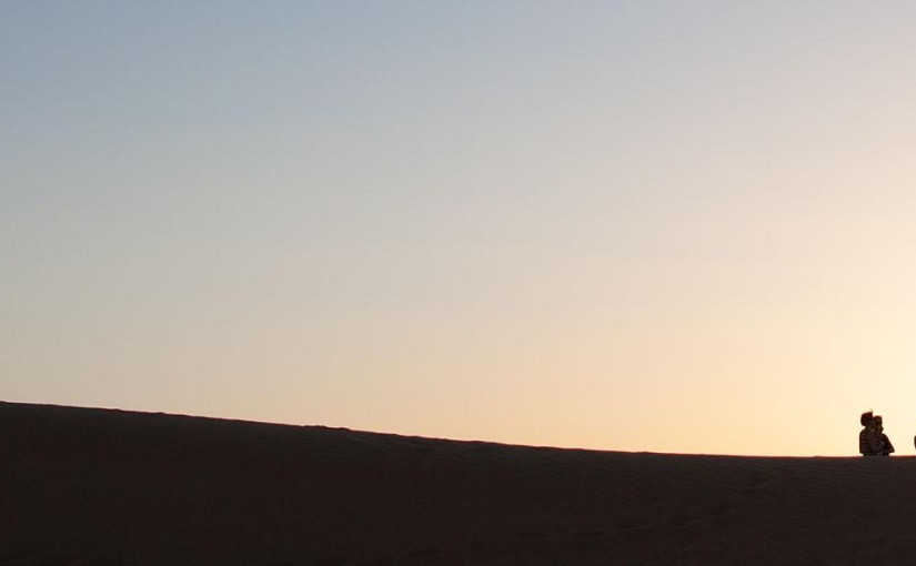 Desert duelling in Abu Dhabi