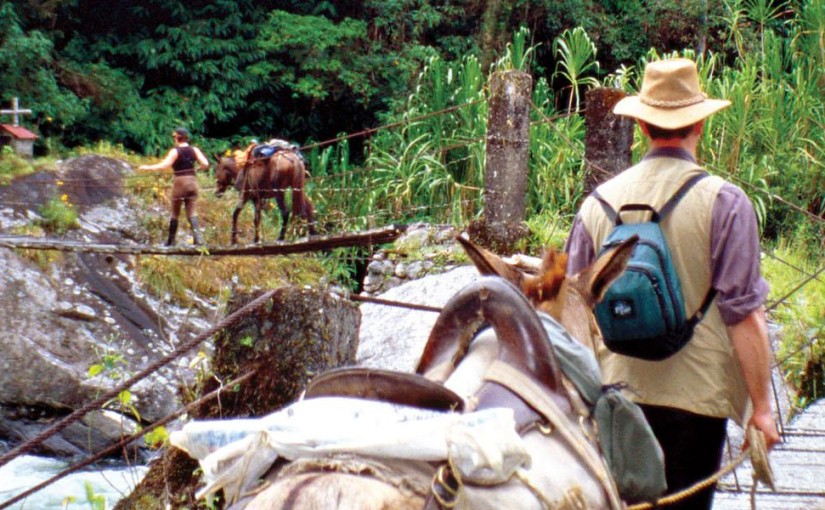 Crossing the Andes on horseback