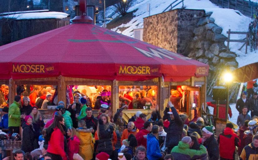 Après-ski at the legendary MooserWirt