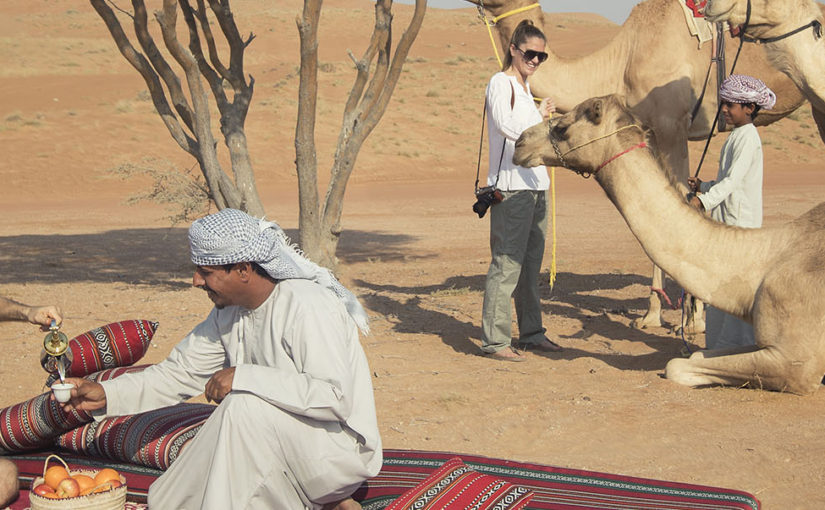Dine in the desert with bedouins