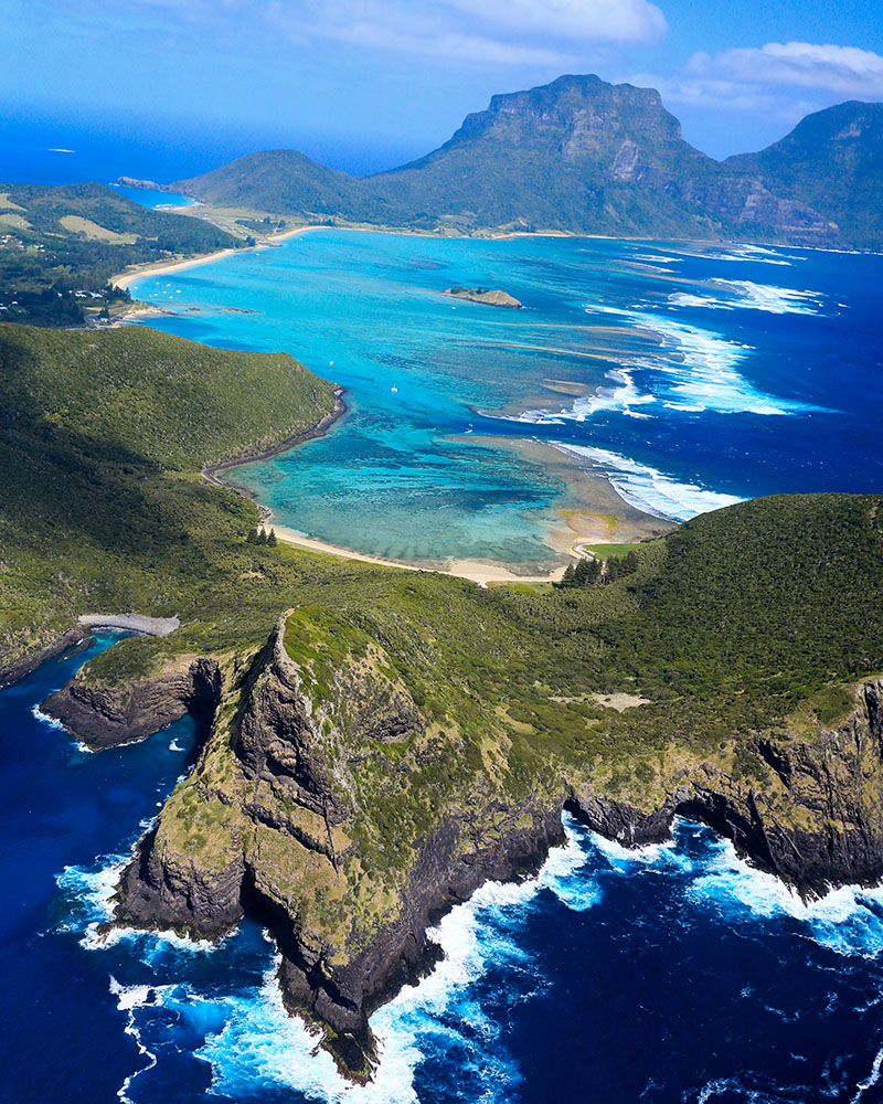 Отдых в австралии и океании. Остров хау Австралия. Острова лорда Хоува в Австралии.