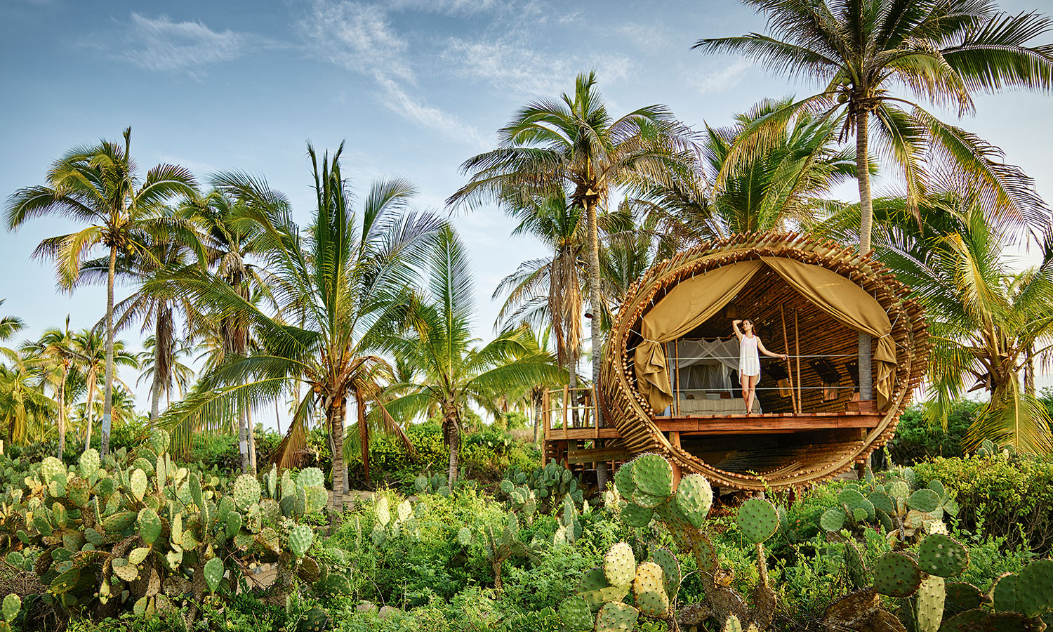 Beachfront eco-luxury doesn't get better than a treehouse in Mexico su...
