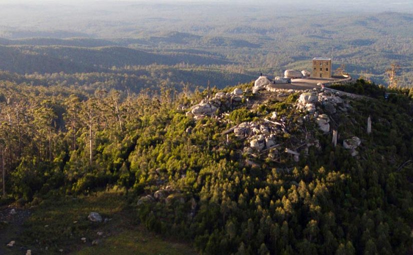 Stay high above the Tasmanian wilderness