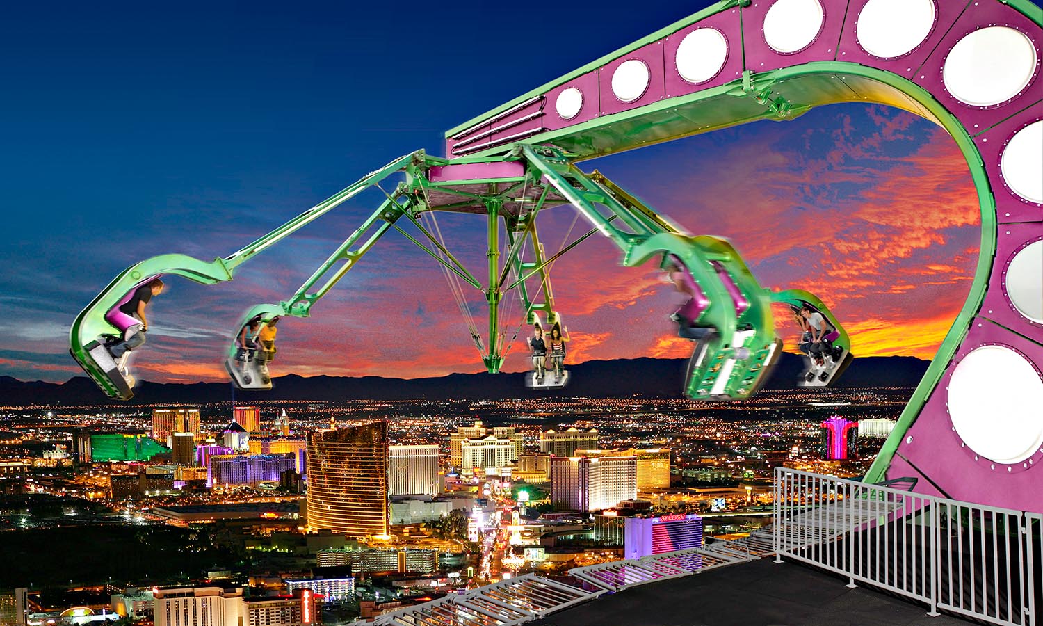 The world's highest thrill ride - The Big Shot at the Stratosphere in Las  Vegas : r/rollercoasters