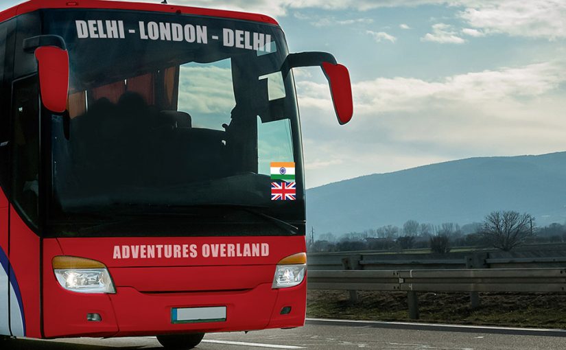 Delhi to London on a 70-day bus voyage