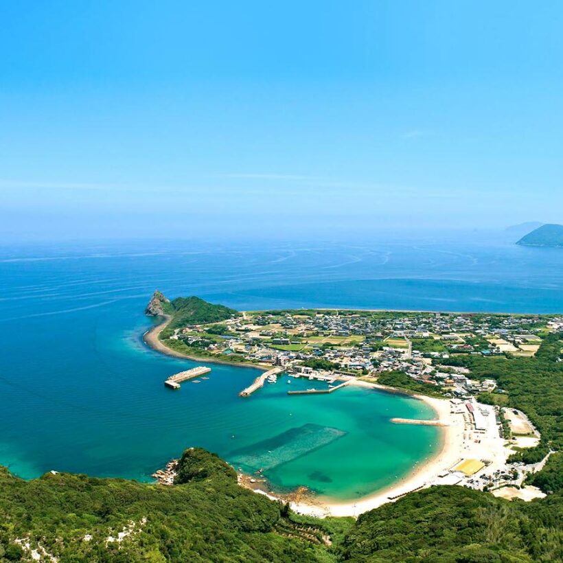 The beautiful waterfront beaches of Itoshima.