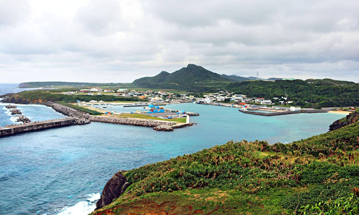 The view from Yonaguni lighthouse.