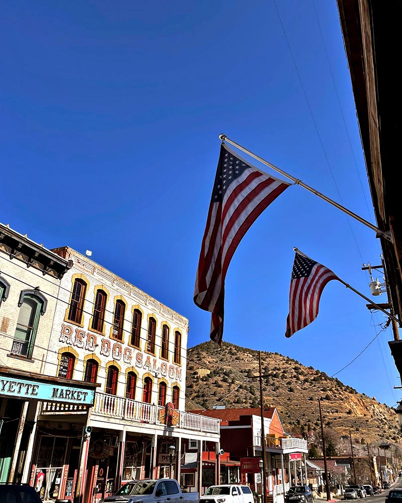 The Red Dog Saloon in Virginia City.