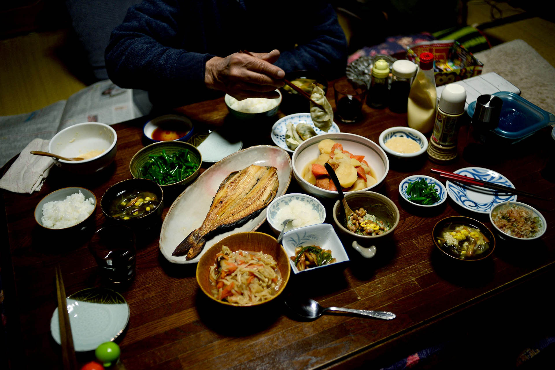 Get in my belly: a himono-style feast.