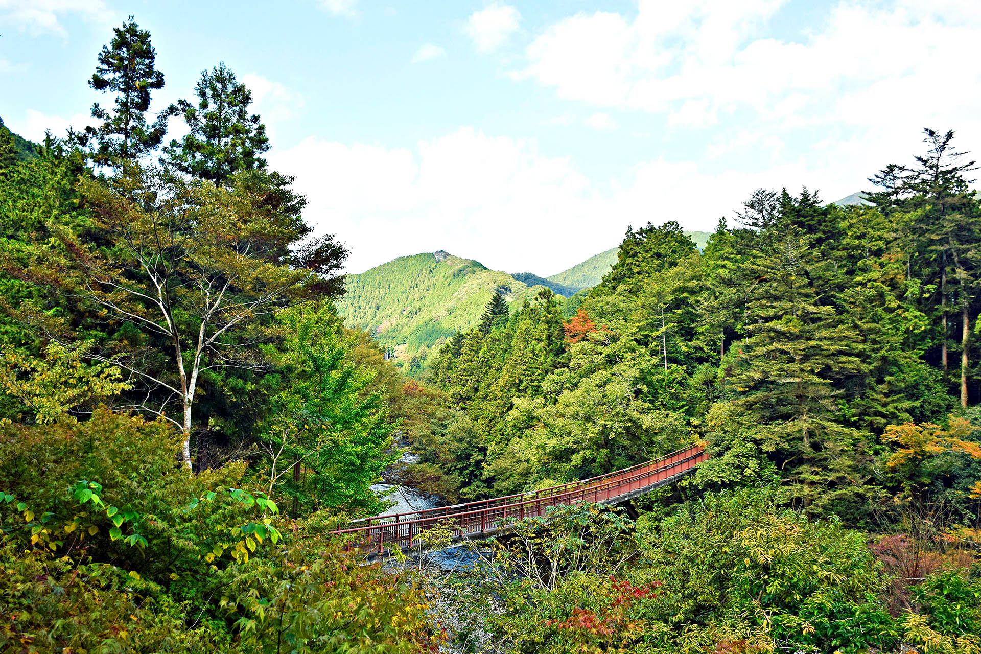 Get that O2 into ya! The Akigawa Valley is a breath of fresh air.