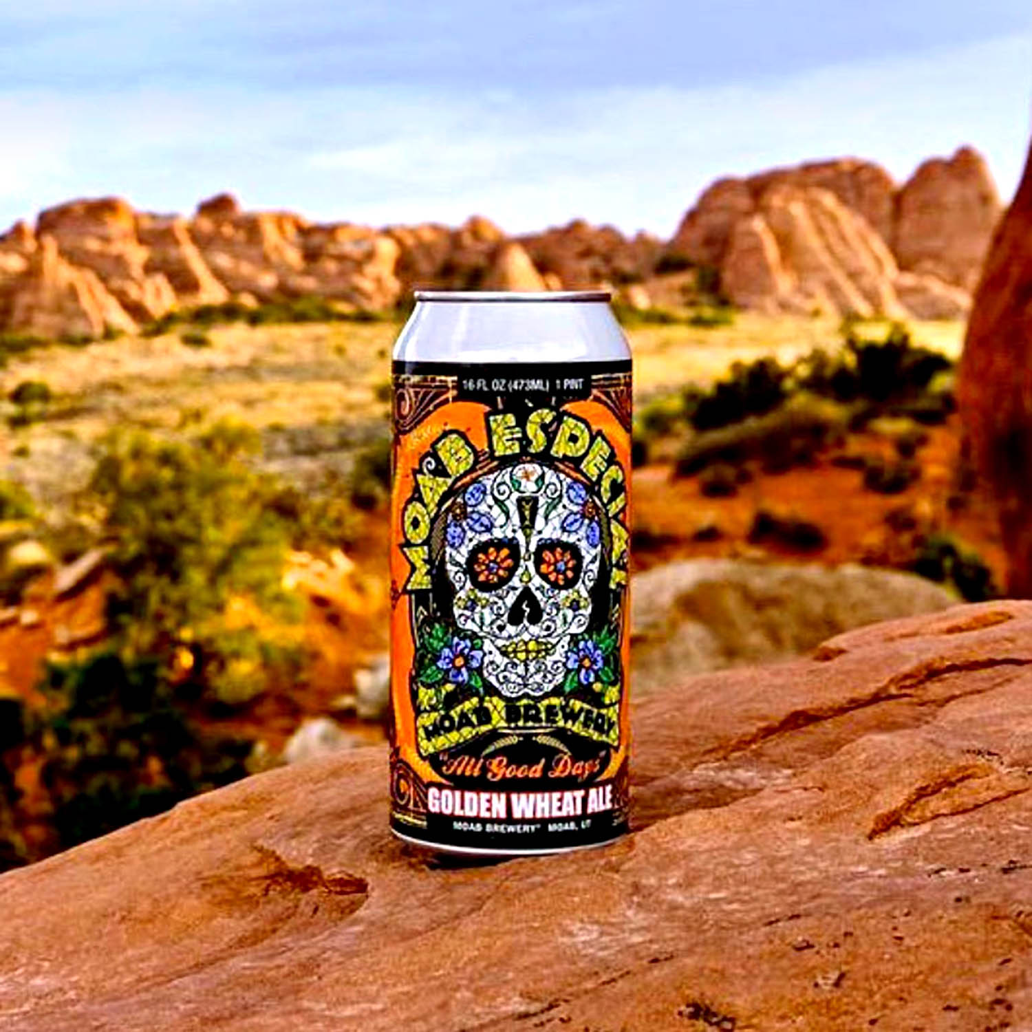 The state's Mormon history means some people are still under the impression you can't get excellent beers, like Moab Brewery's Golden Wheat Ale.