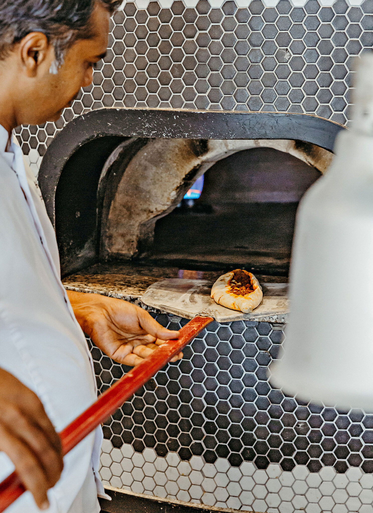 Hot outta the stone oven. 