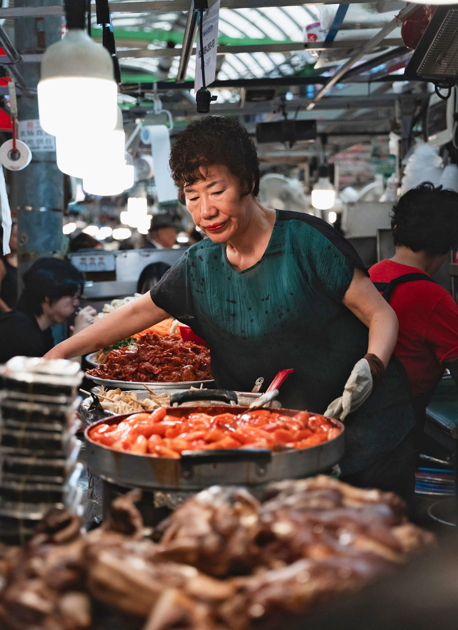 Go-to goods at a traditional market. 