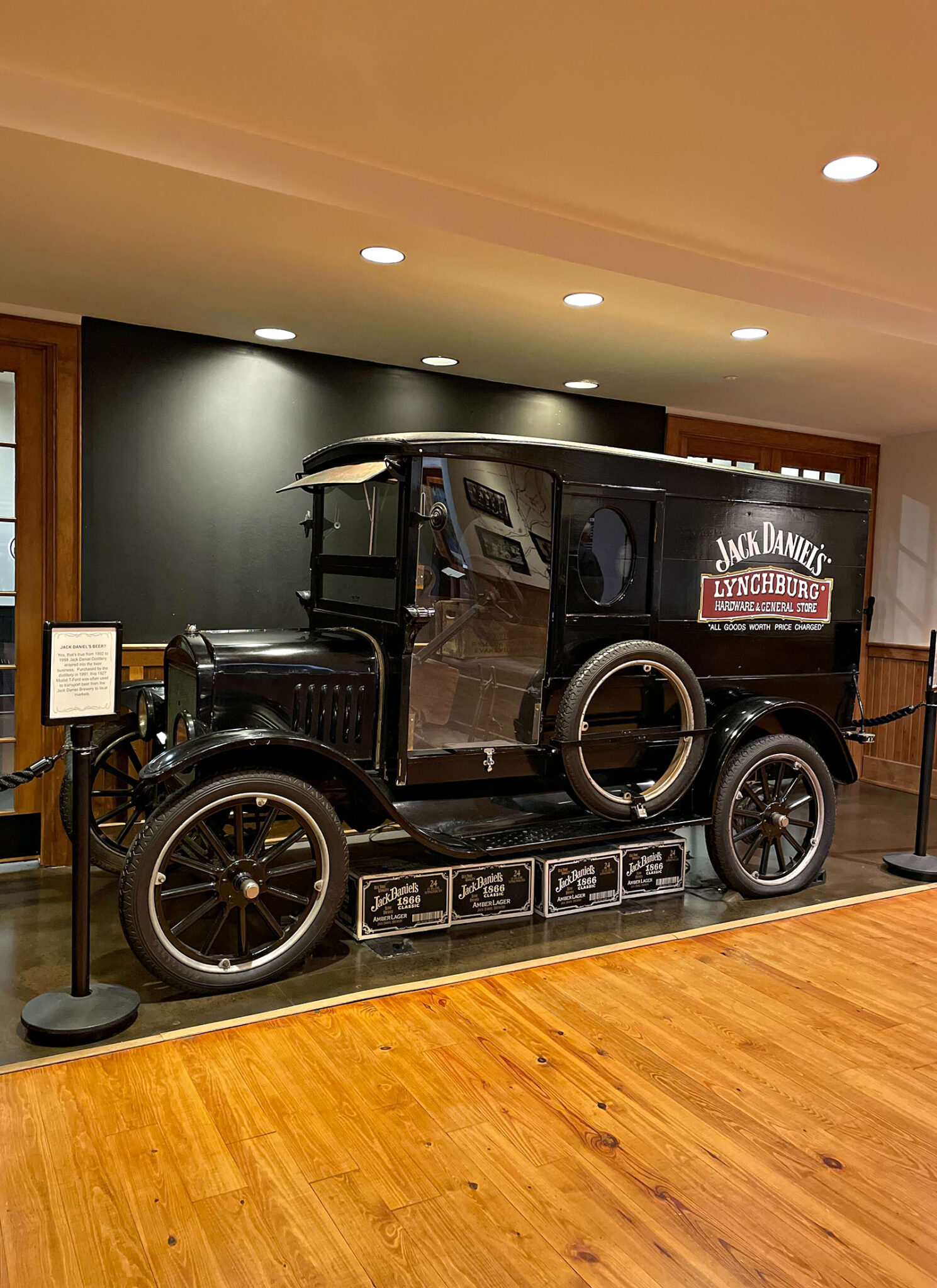 They don't make 'em like they used to, a 1927 Ford Model T delivery truck.