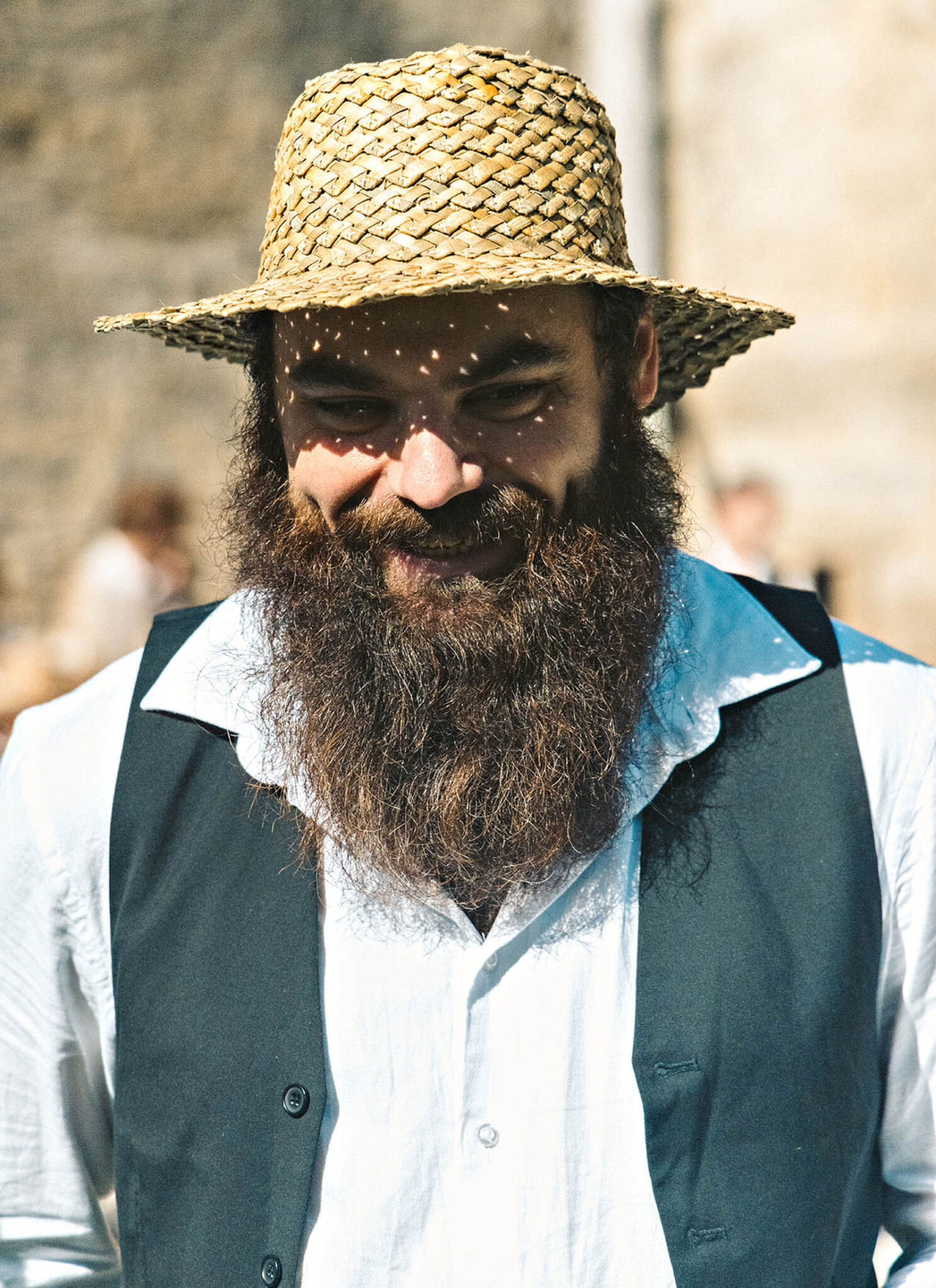 John – proud owner of the Best Beard on Norfolk Island. 