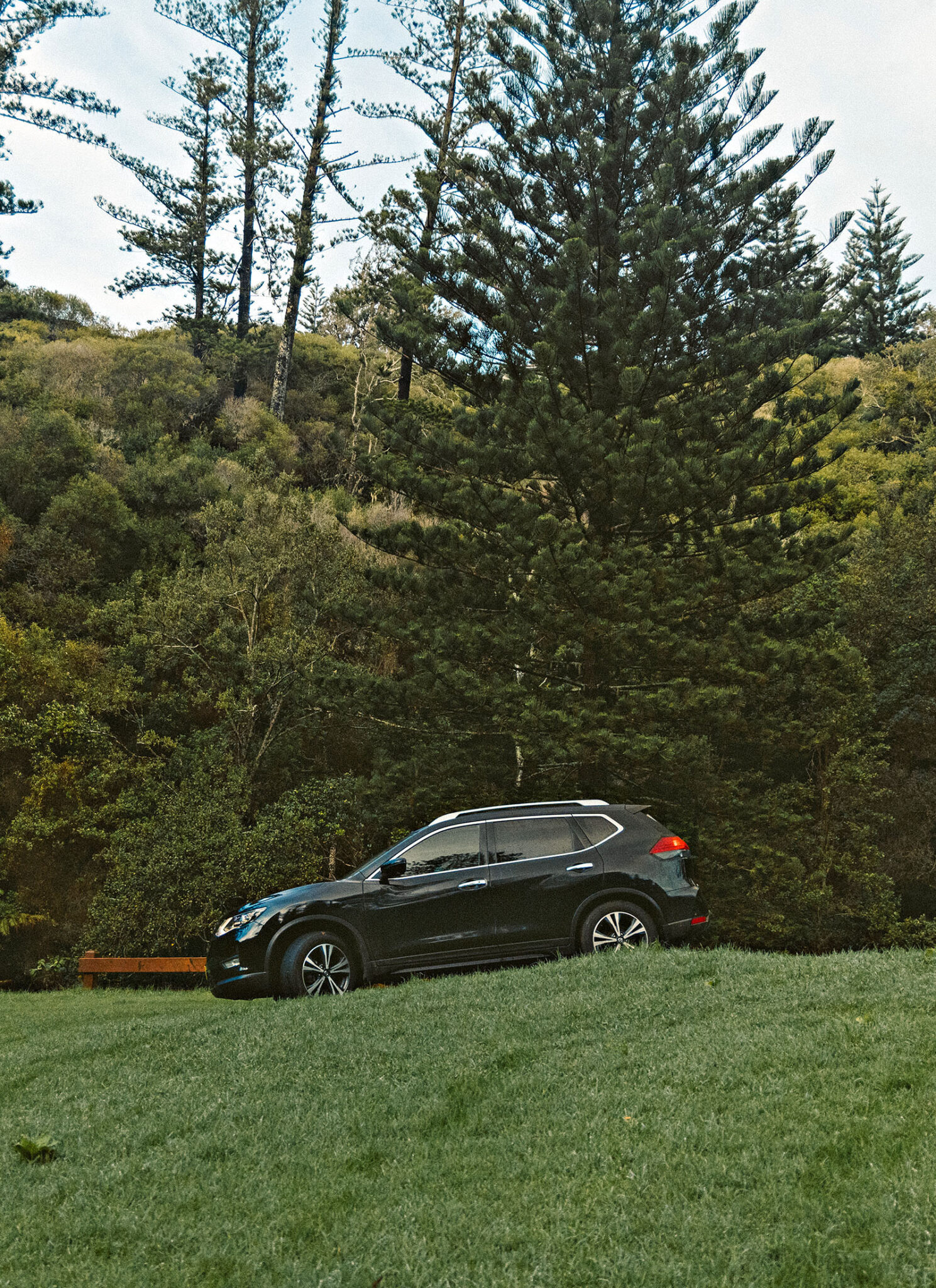 Even the car parks are beautiful. 