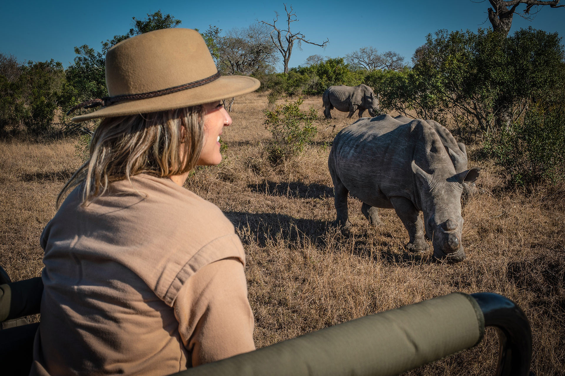 Glimpse several animals on safari in Sabi Sabi's private reserve.