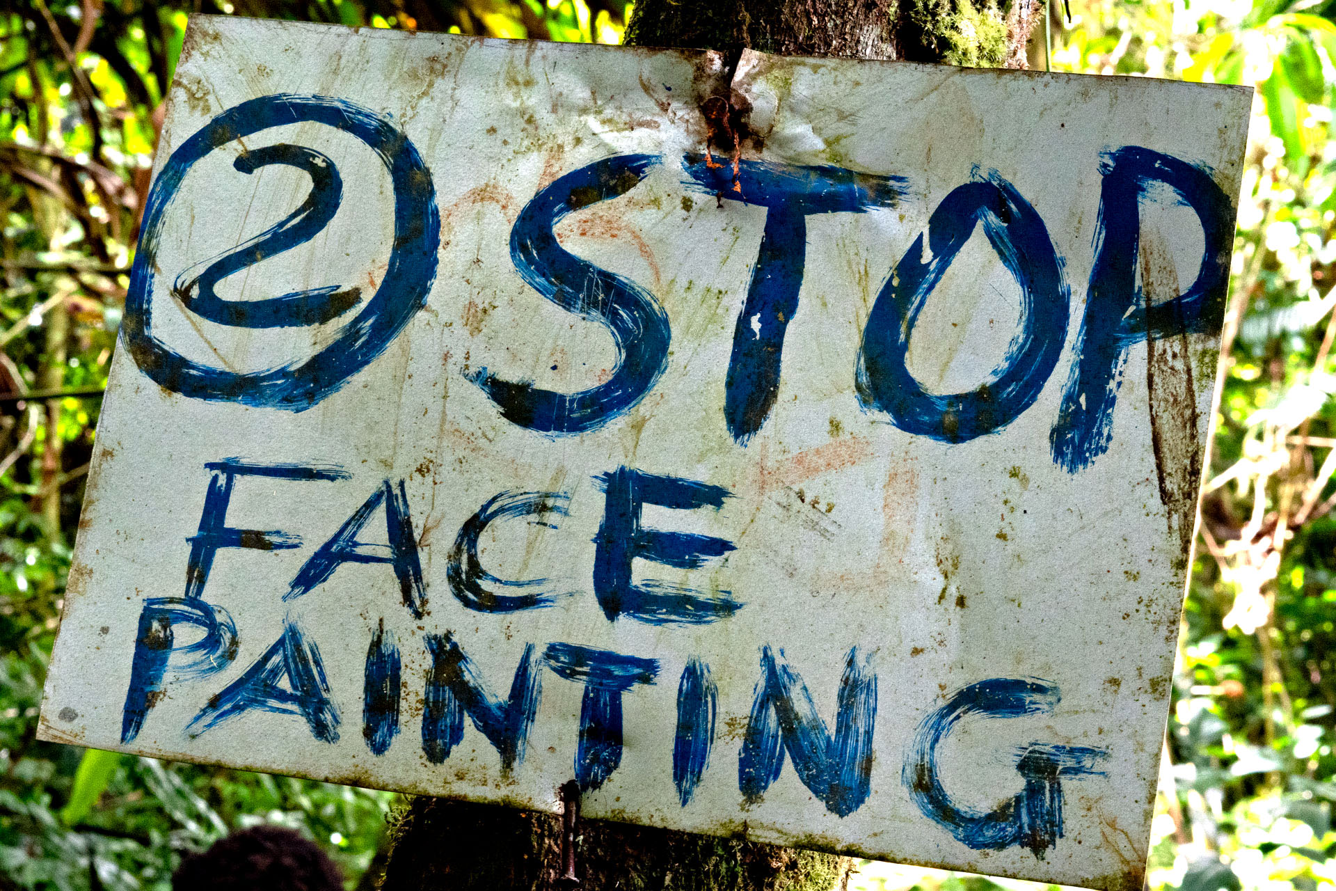 The sign says it all, really. 