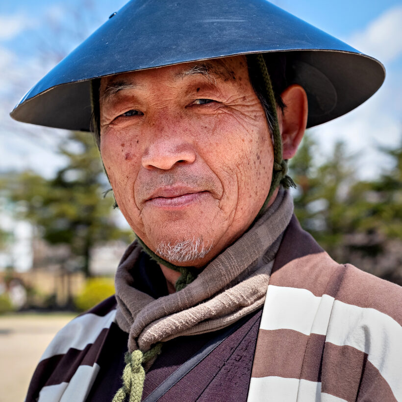 Samurai warrior at Matsumoto Castle.