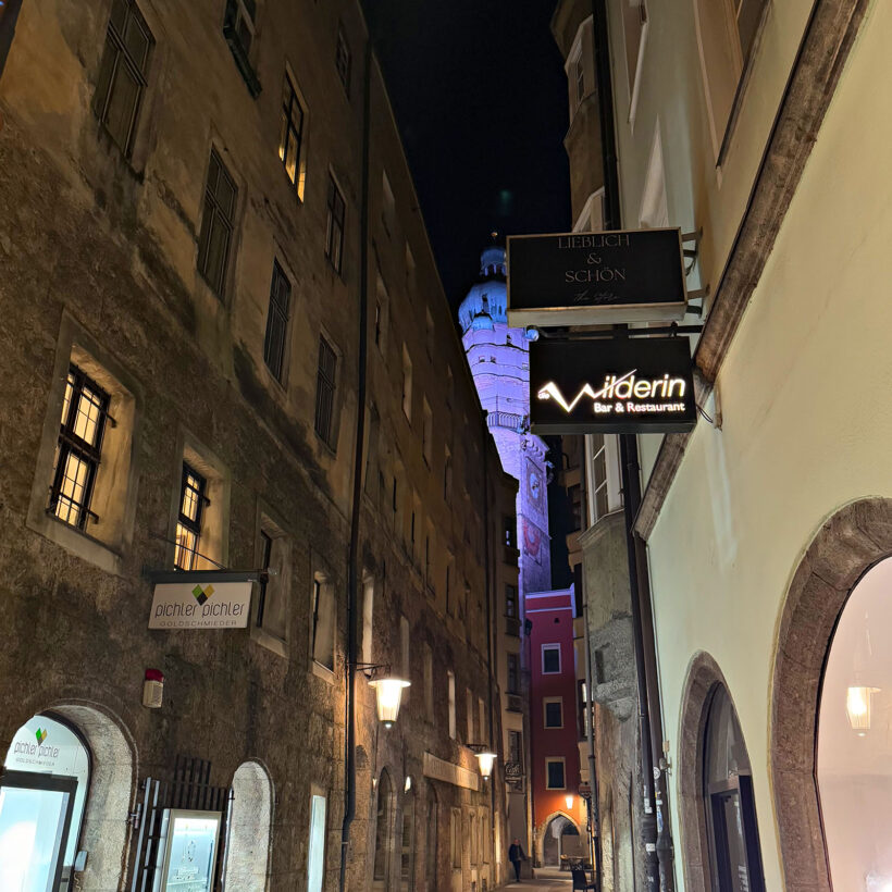 The magical streets of Innsbruck.