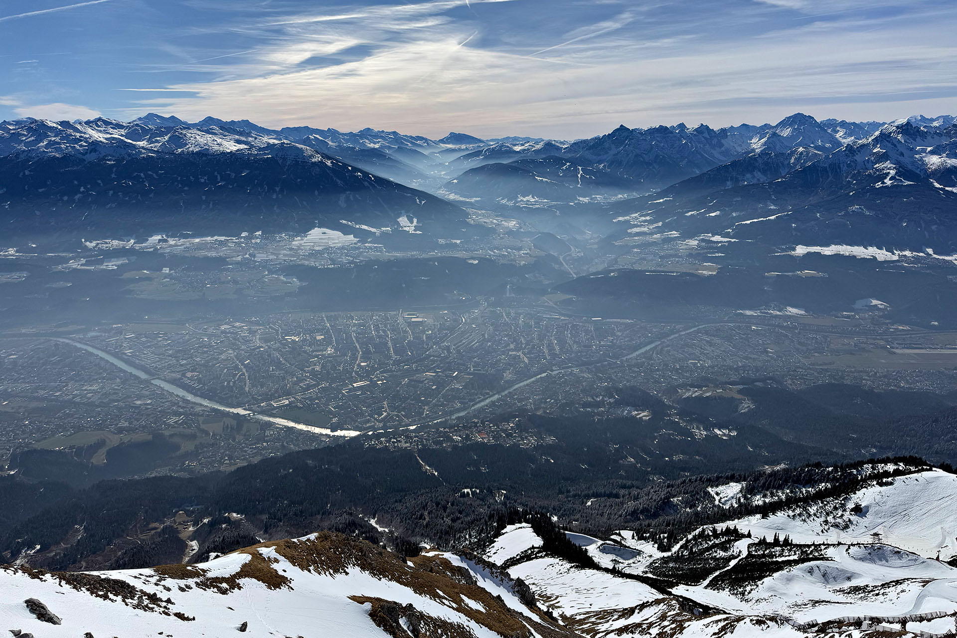 The perfect view of Innsbruck.