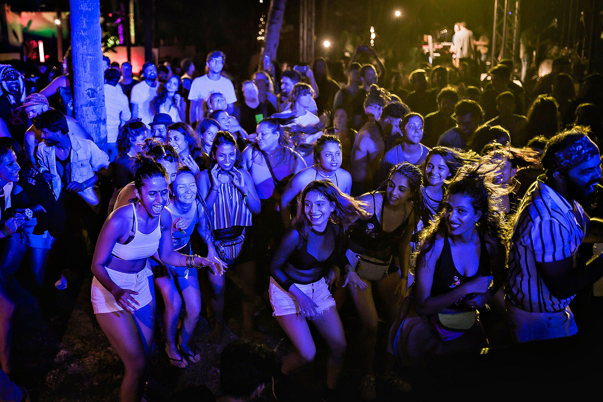 Dancing continues well into the night.