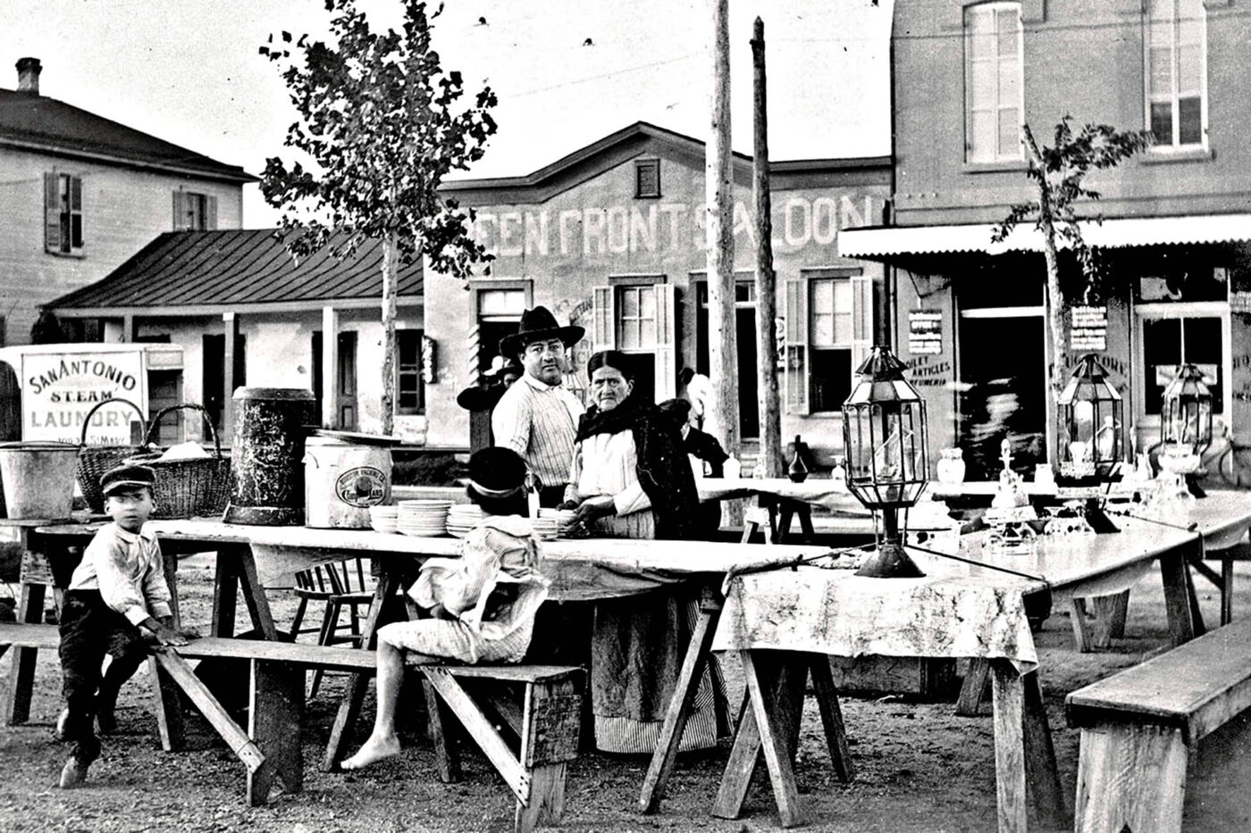 Open-air market.