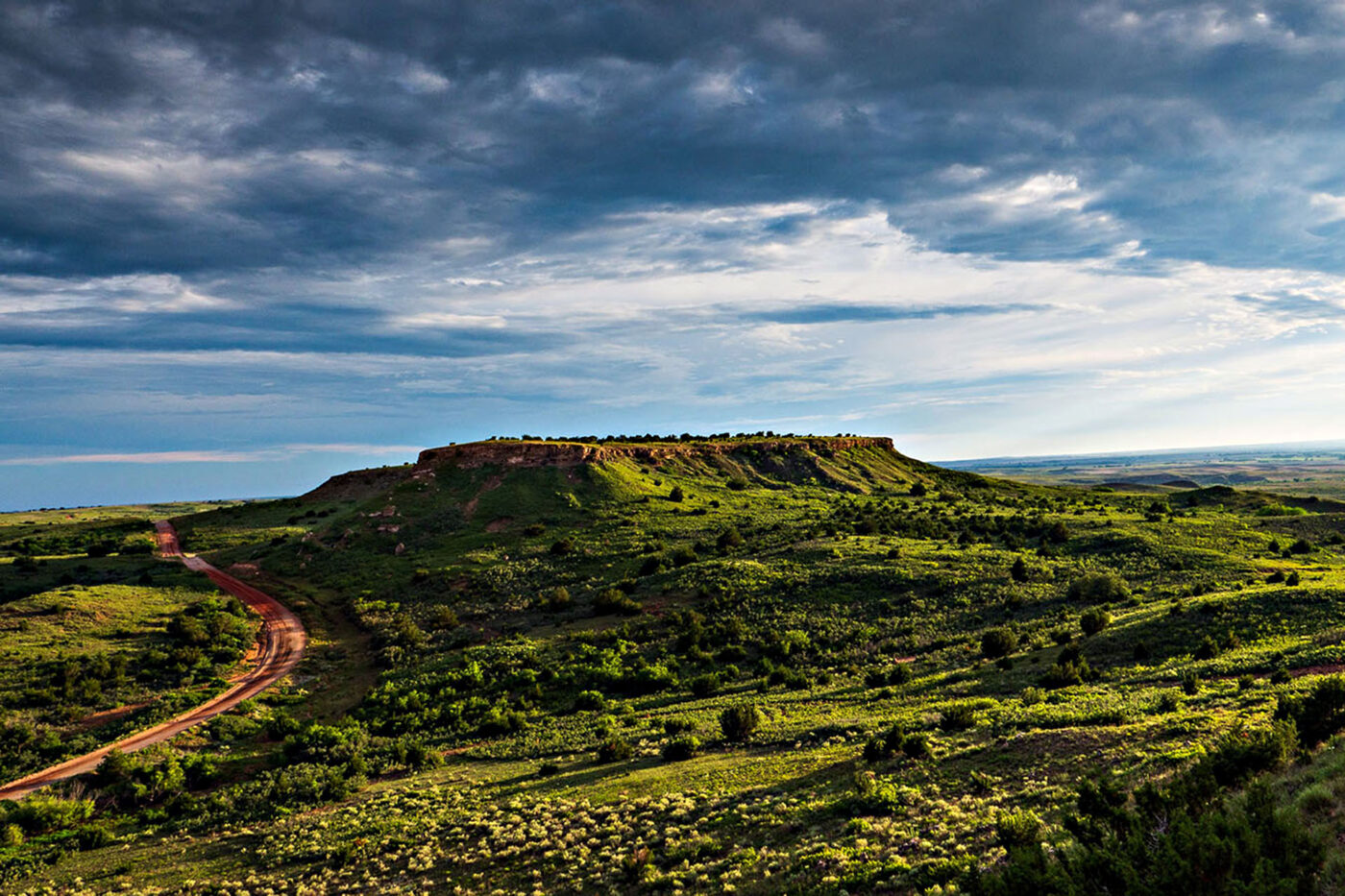 Antelope Hills in Western Oklahoma.