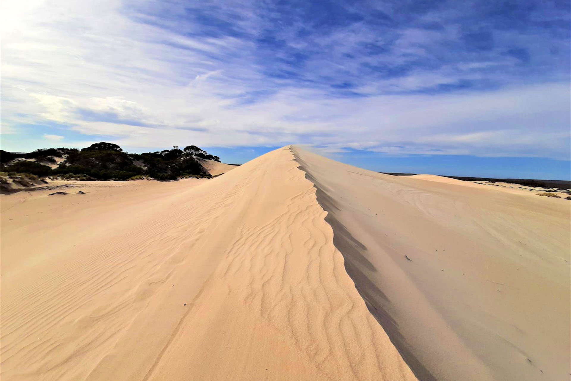 Large dunes near Vivonne Bay, Kangaroo Island.