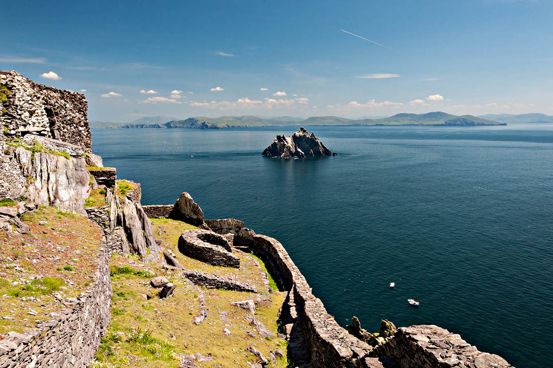 Skellig Michael in all its mysterious glory.