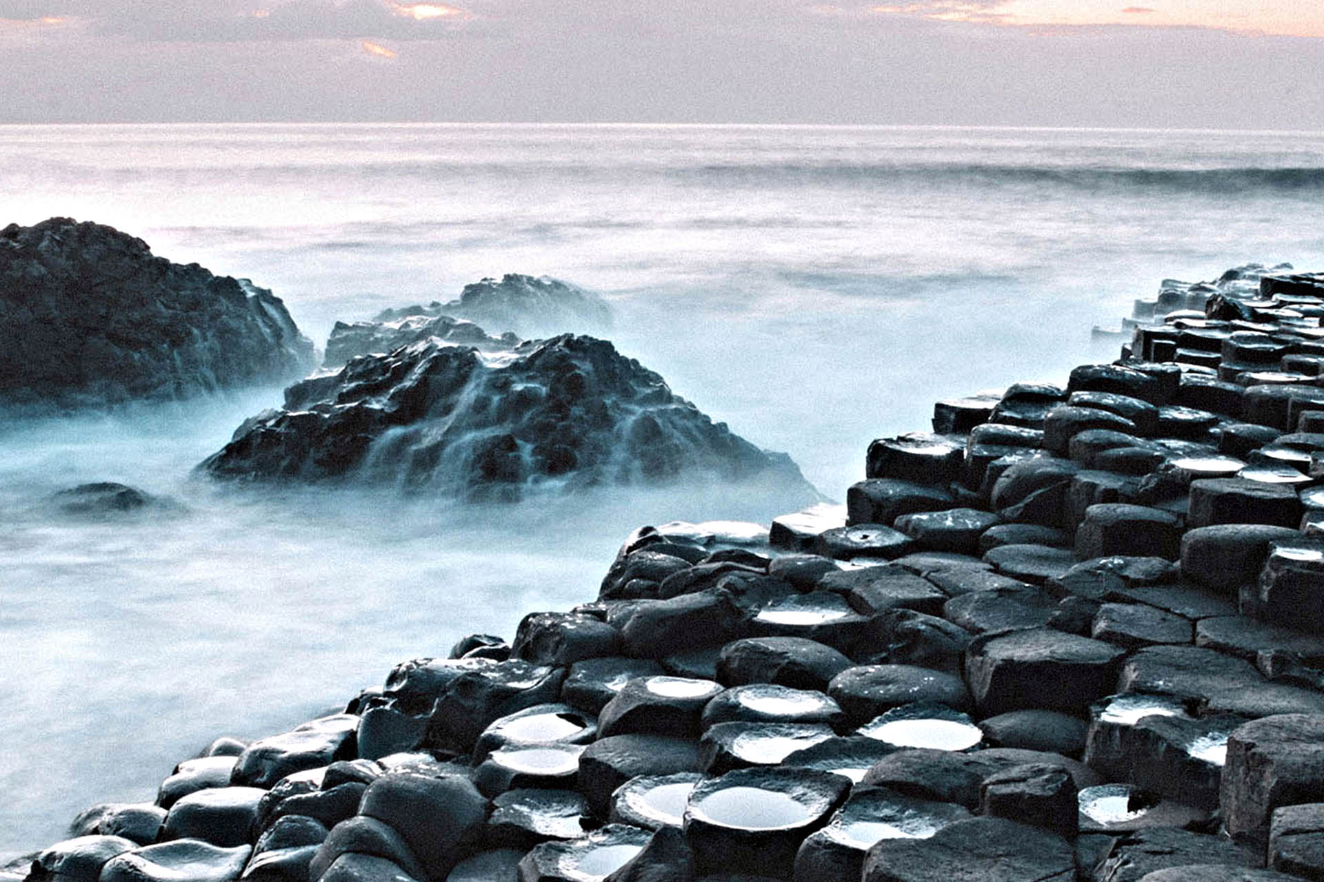 Giant's Causeway's incredible rock formations.