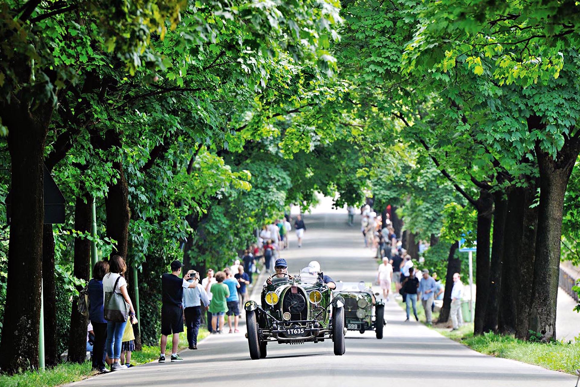 Vintage cars and classic scenery are part of Italy’s Mille Miglia.