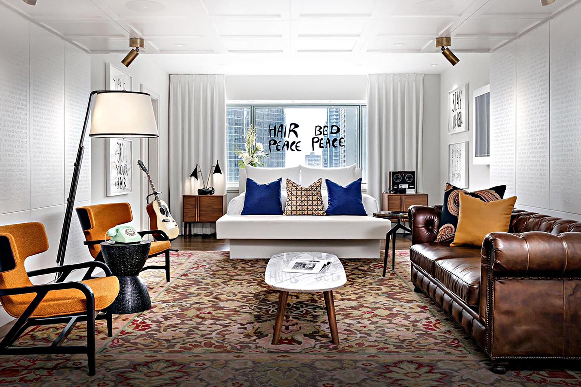 Check in to suite 1742 of Montreal’s Fairmont Hotel and make like John and Yoko.