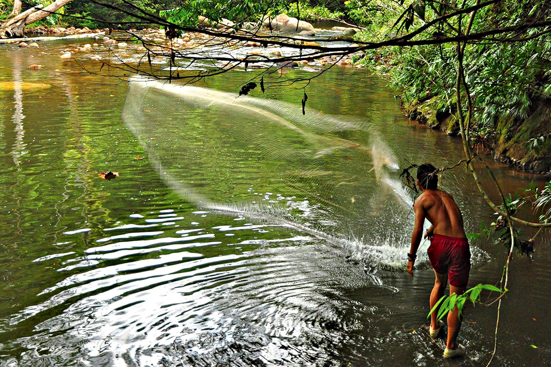 Learn how to fish with the Penan people of Sarawak.