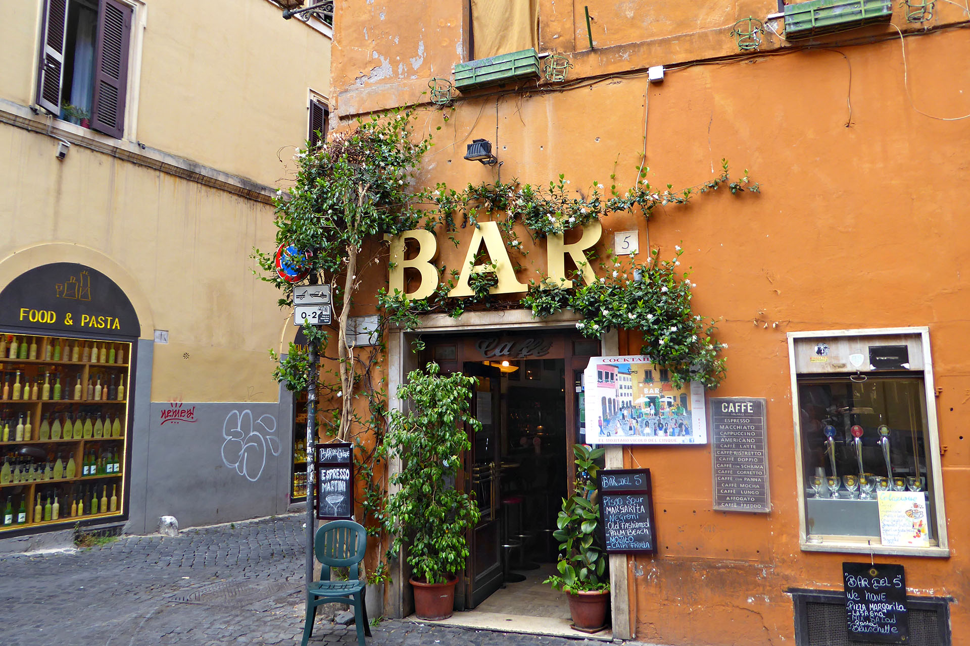 Stroll the streets of Testaccio seeking out cafes and bars.