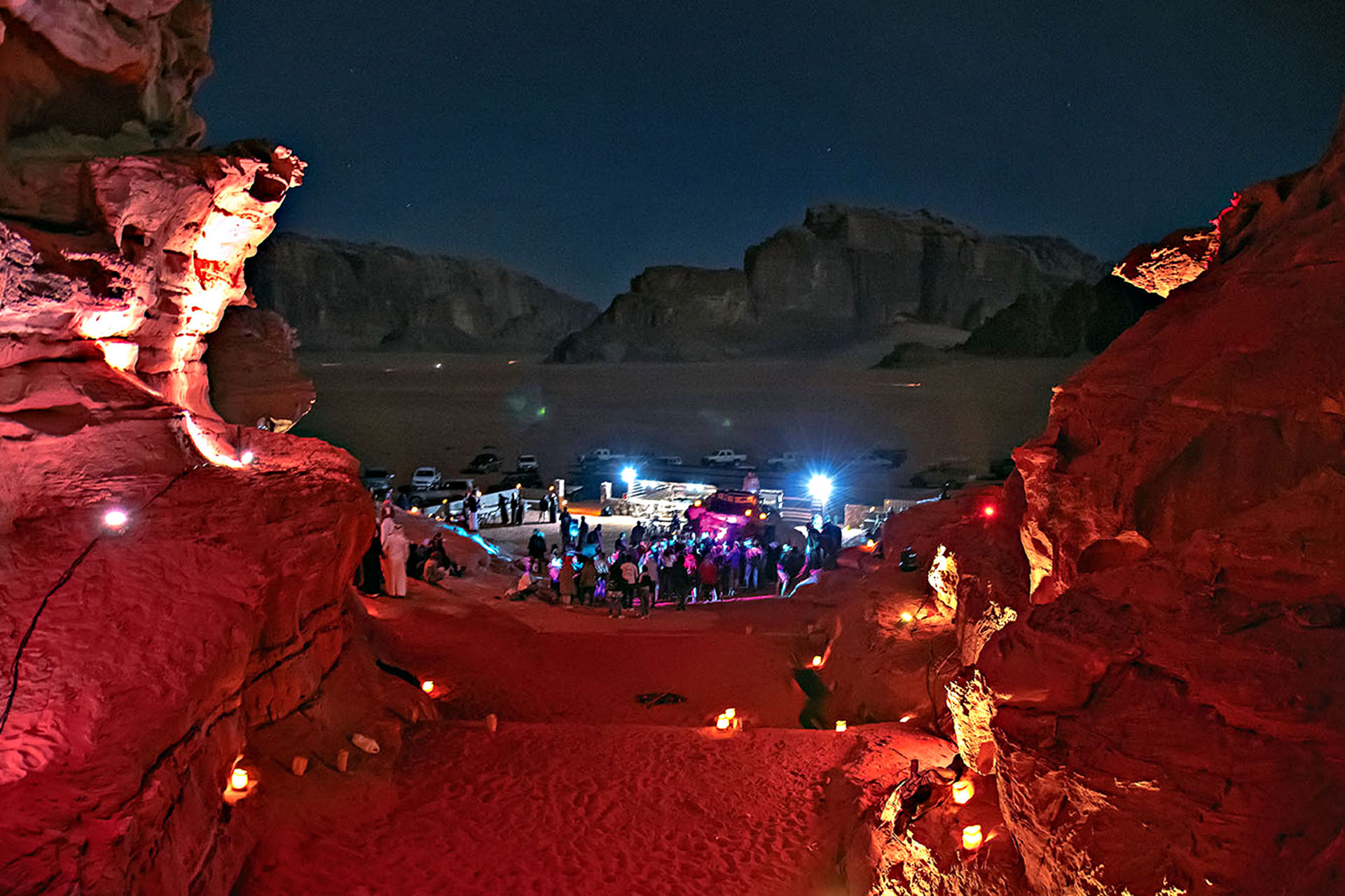The Wadi Rum is also known as the Valley of the Moon.